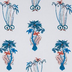 Jungle Palms Blue