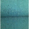 Meubelstof Verona Turquoise fraai geweven sterke linnenlook met speelse contrasterende puntjes, geschikt voor meubelbekleding.