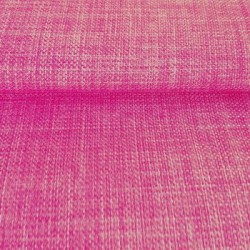 Bristol Fuchsia sterke meubelstof met fijn geweven linnenstructuur en non-woven backing, ideaal voor meubelbekleding en mooie afwerking.