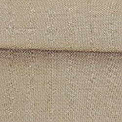 Bristol Taupe sterke meubelstof met fijn geweven linnenstructuur en non-woven backing, perfect voor meubelbekleding en fraaie afwerking.