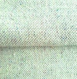Meubelstof Verona Blossom fraai geweven sterke linnenlook met speelse contrasterende puntjes, geschikt voor meubelbekleding.