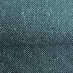 Meubelstof Verona Grey fraai geweven sterke linnenlook met speelse contrasterende puntjes, geschikt voor meubelbekleding.
